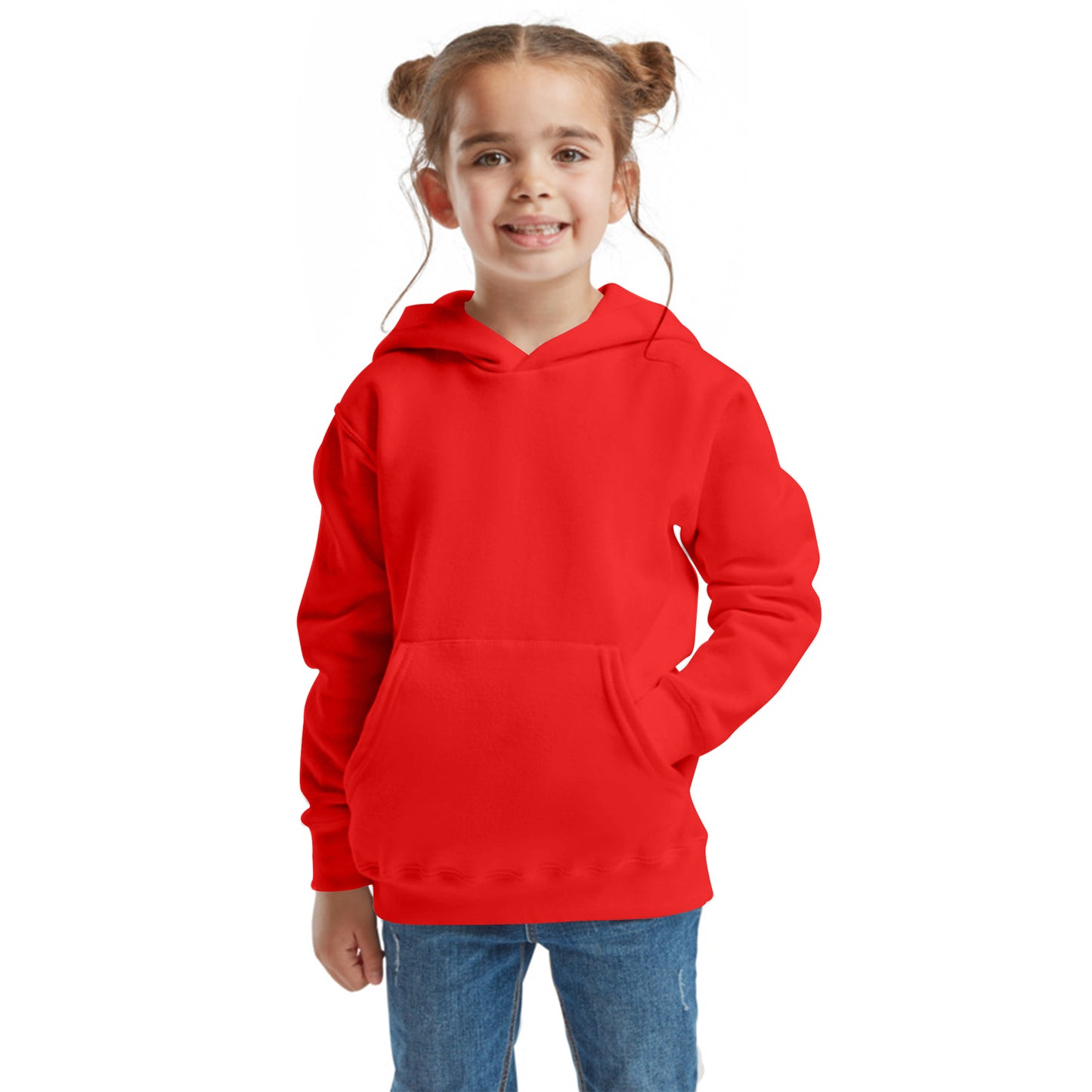 Kids Classic Hooded Sweatshirt with Pocket – Warm Winter Hoodie for Ages 5–15