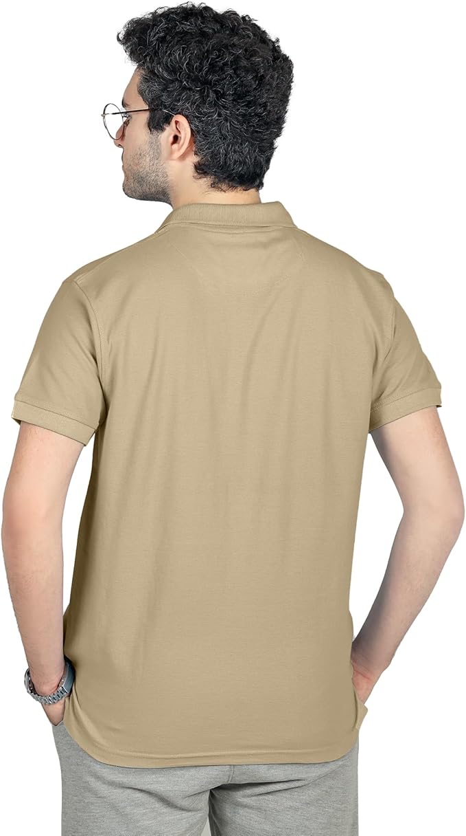 LEPUS Mens Adult Combed Cotton Polo Shirts