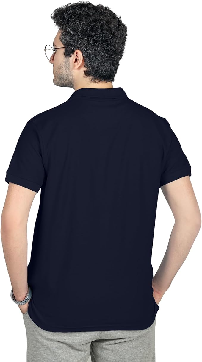 LEPUS Mens Adult Combed Cotton Polo Shirts