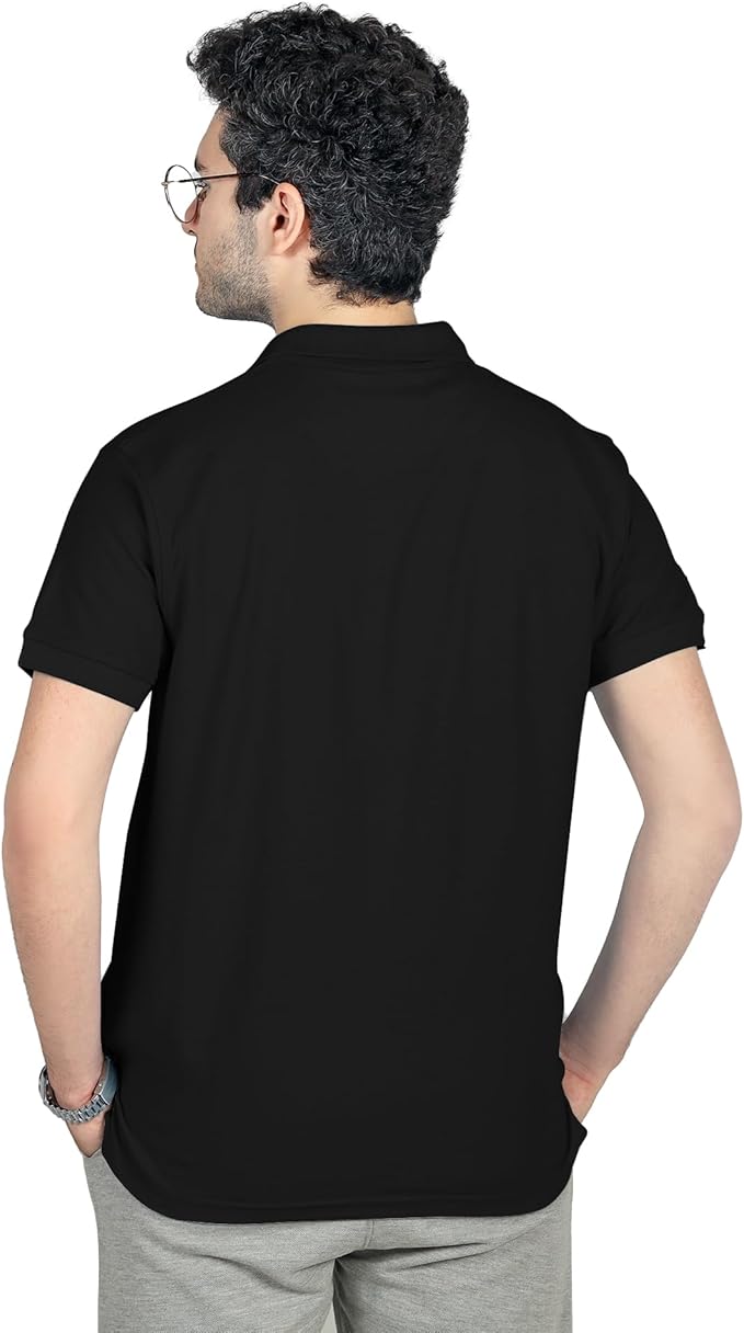 LEPUS Mens Adult Combed Cotton Polo Shirts
