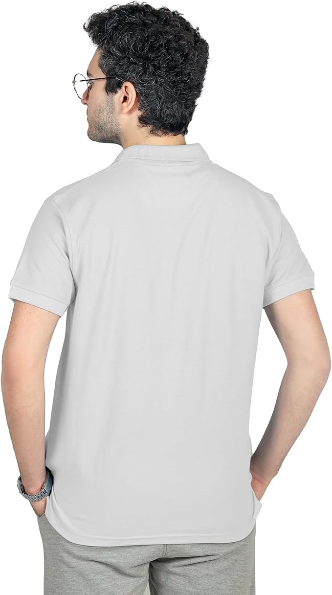 LEPUS Mens Adult Combed Cotton Polo Shirts
