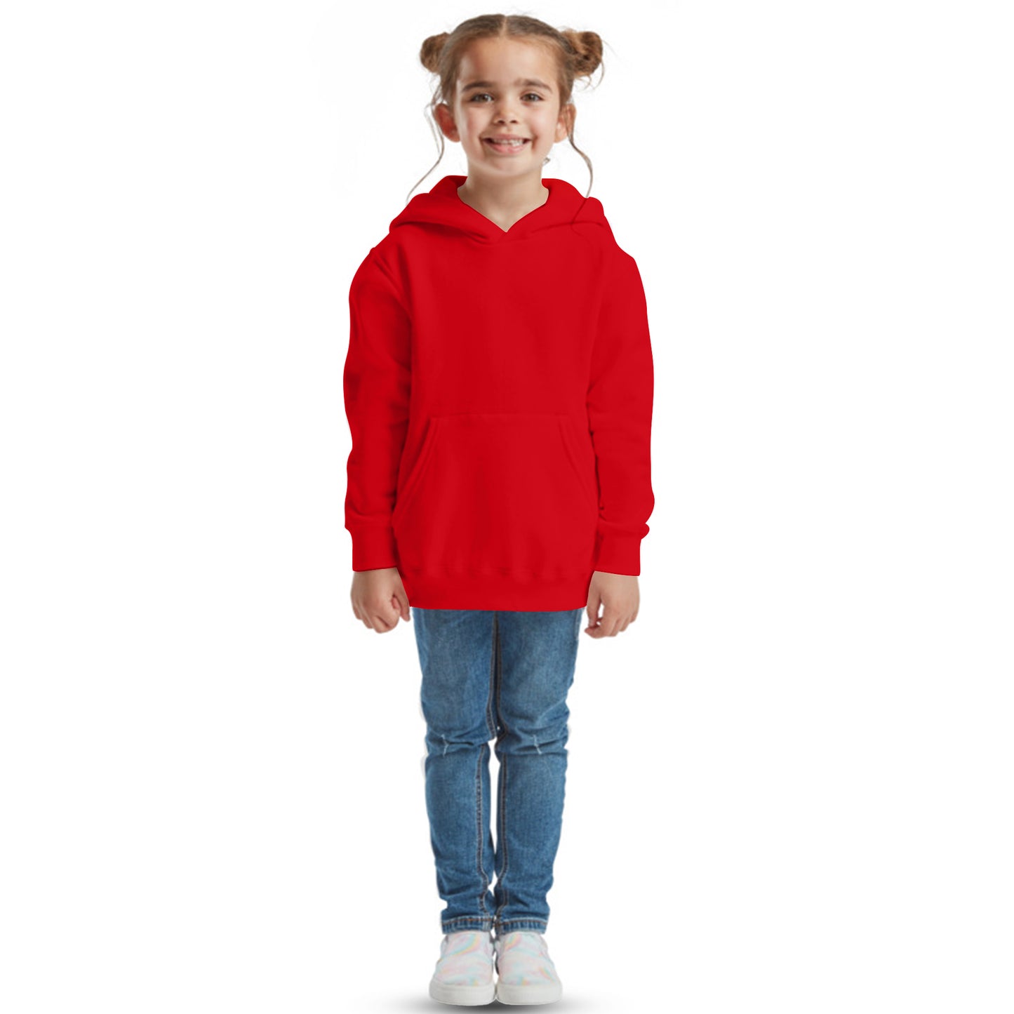 Kids Classic Hooded Sweatshirt with Pocket – Warm Winter Hoodie for Ages 5–15