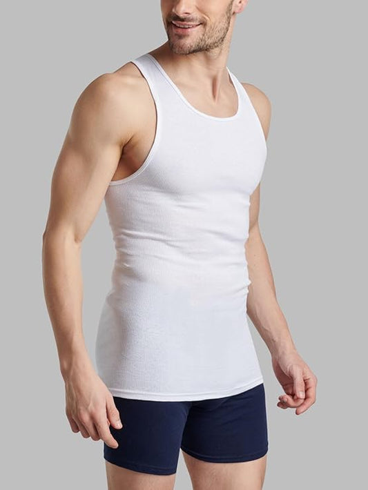 Mens Cotton Summer Vests - Pack of 6