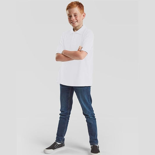 Kids Polo Shirt – Short Sleeve School Uniform (3–15 Years)