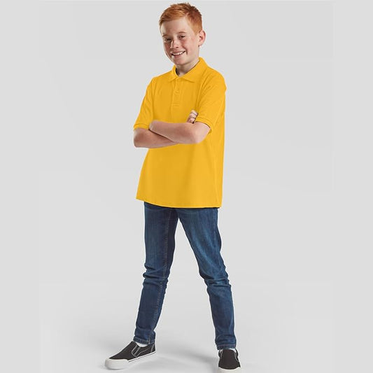 Kids Polo Shirt – Short Sleeve School Uniform (3–15 Years)