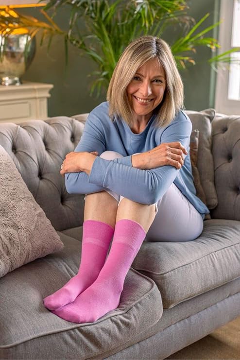 3 Pairs Diabetic Socks for women UK 4-8 | Compression Socks