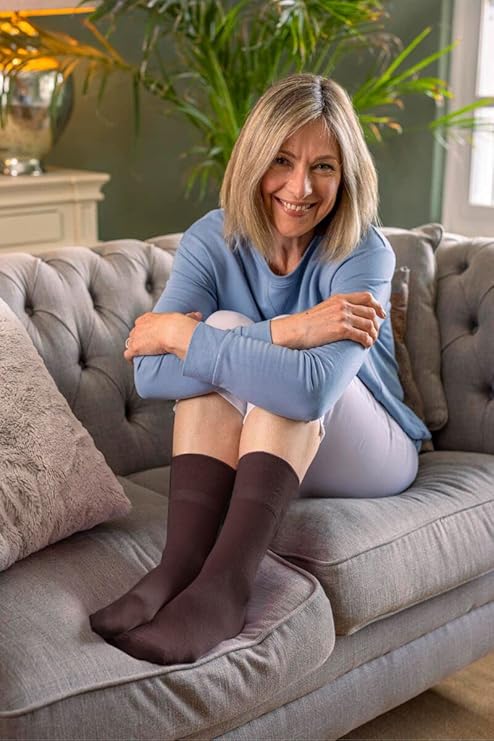 3 Pairs Diabetic Socks for women UK 4-8 | Compression Socks