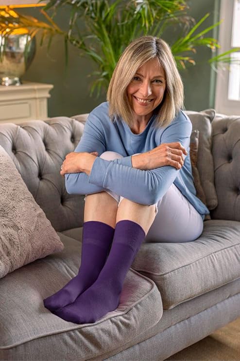 3 Pairs Diabetic Socks for women UK 4-8 | Compression Socks