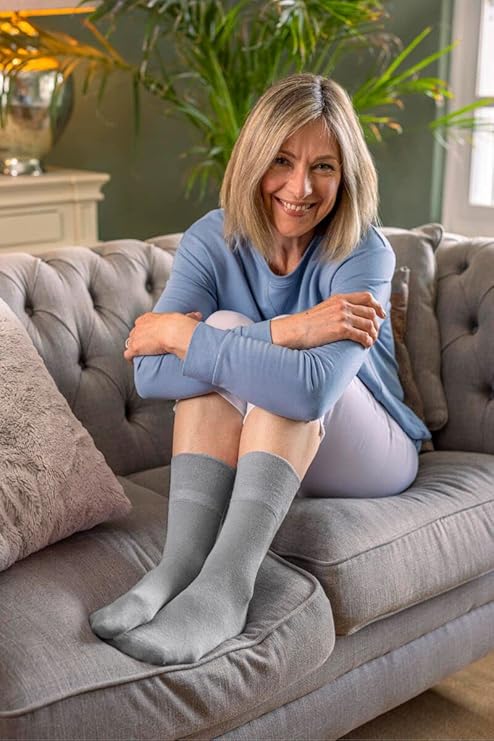 3 Pairs Diabetic Socks for women UK 4-8 | Compression Socks