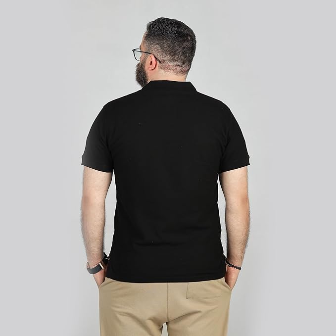 LEPUS Mens Adult Combed Cotton Polo Shirts