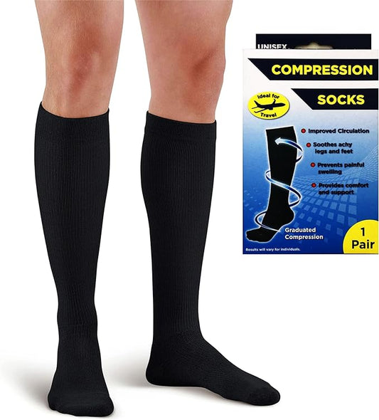 Compression Socks - 1 Pair Knee High Compression Socks