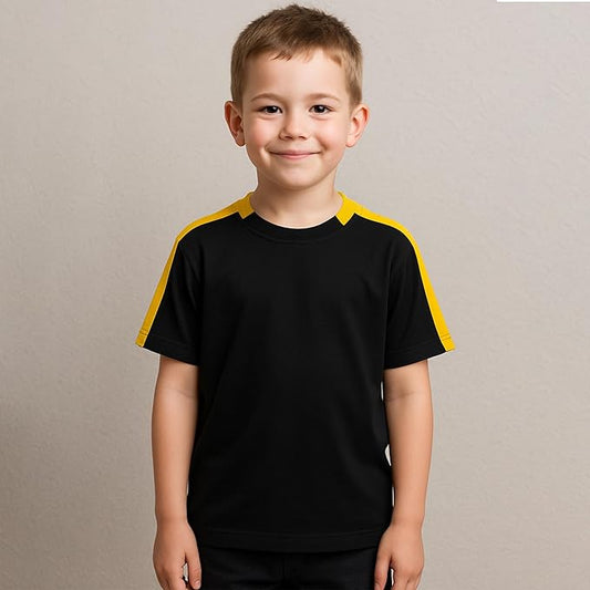 Kids Team Sports T-Shirt – Breathable Crew Neck Activewear for School & Training
