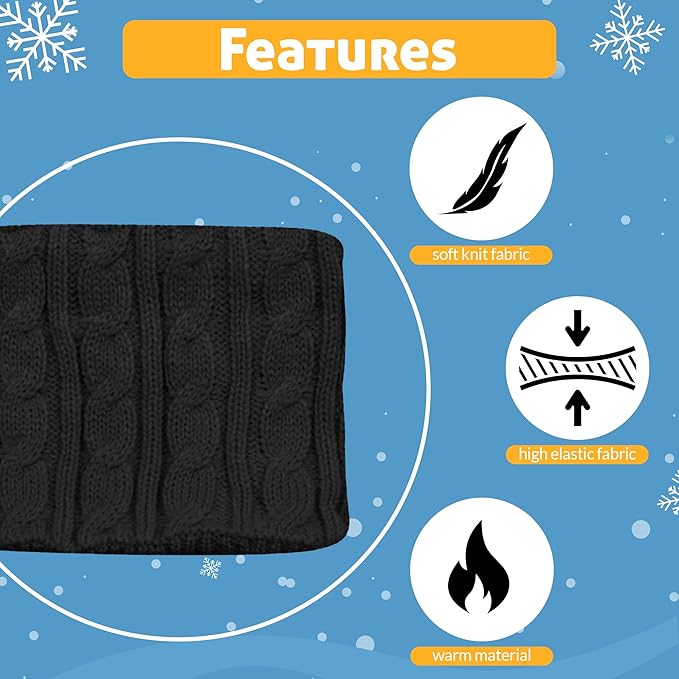 Kids Winter Hat & Neck Warmer Set – Fur Lined & Cozy