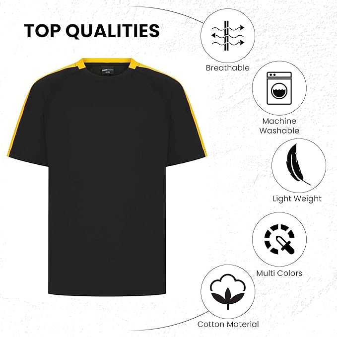 Kids Team Sports T-Shirt – Breathable Crew Neck Activewear for School & Training