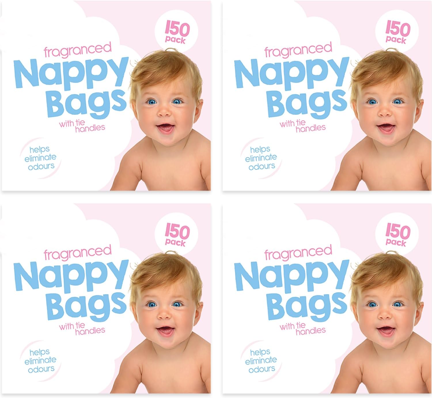 Pack of 600 Scented Baby Nappy Bags HiFEN