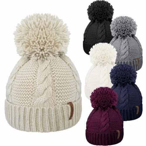Chunky Pom Pom Hat from HiFEN® - Just $9.39! Shop now at HiFEN