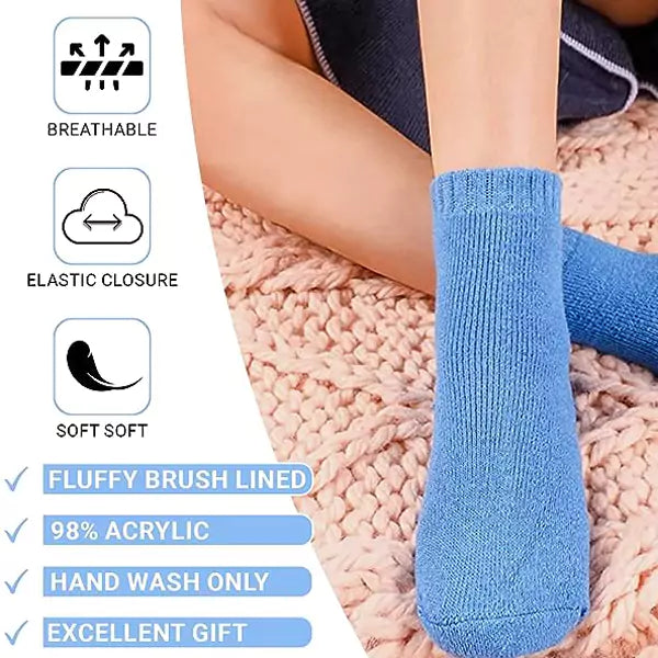 6 Pair Women Fluffy Socks from HiFEN® - Just $16.99! Shop now at HiFEN
