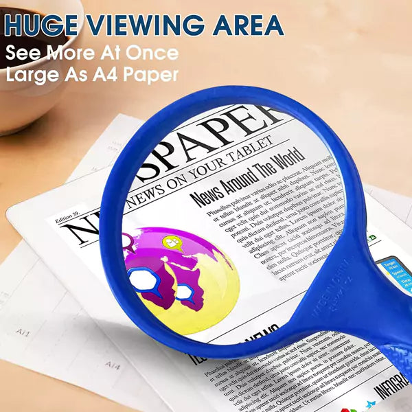 Pack of 4 Handheld Magnifying Glasses for kids
