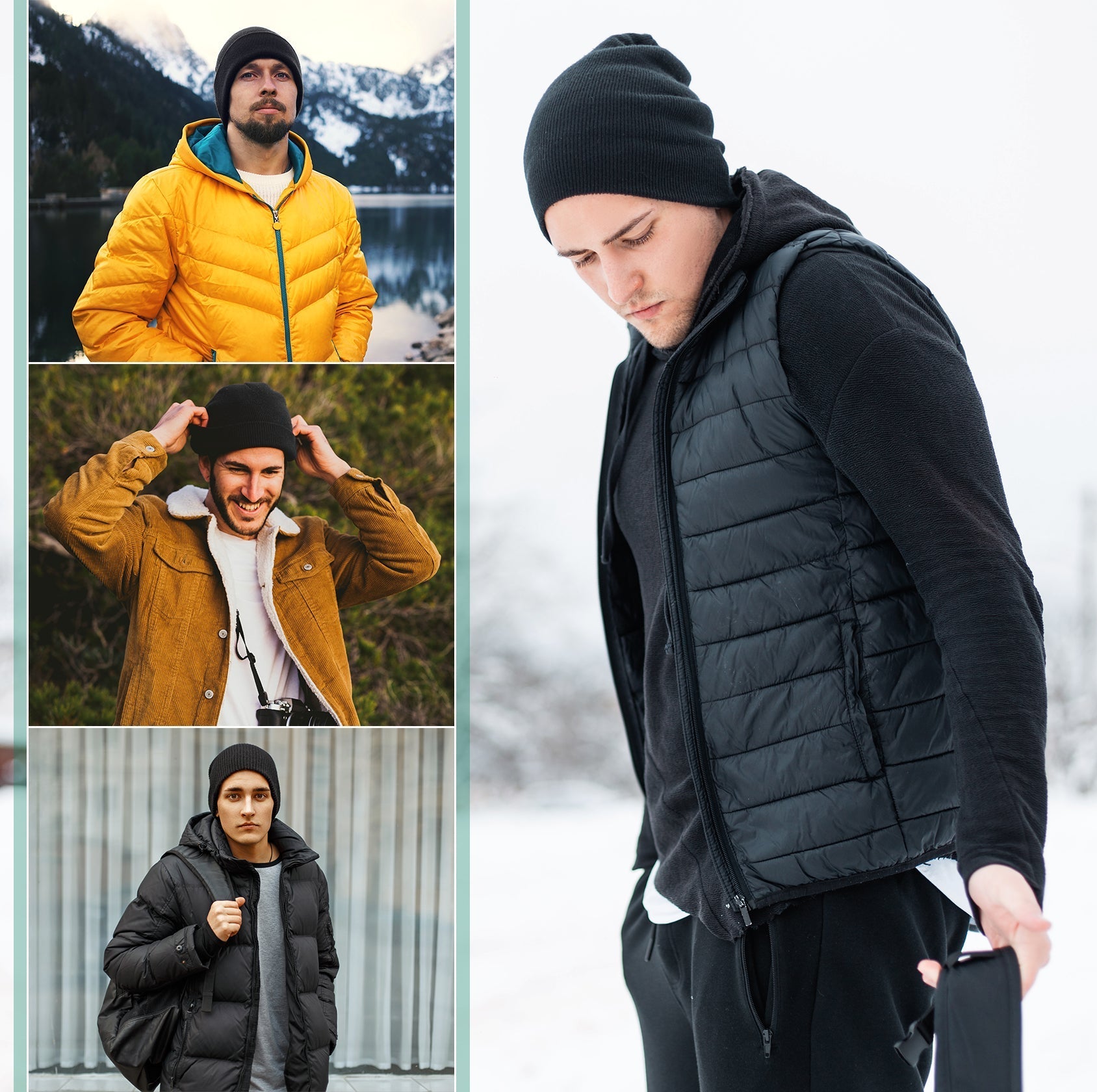 Mens Plain Thinsulate Thermal Winter Hat from HiFEN® - Just $4.99! Shop now at HiFEN