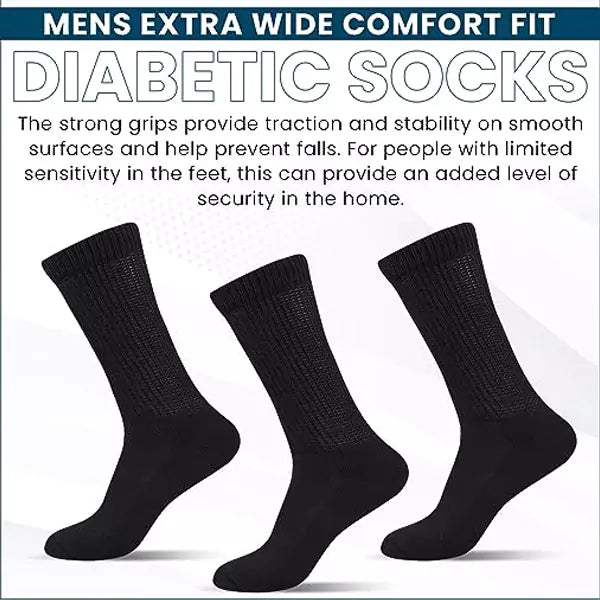 3 Pairs Multipack Mens Diabetic Socks from HiFEN® - Just $8.99! Shop now at HiFEN