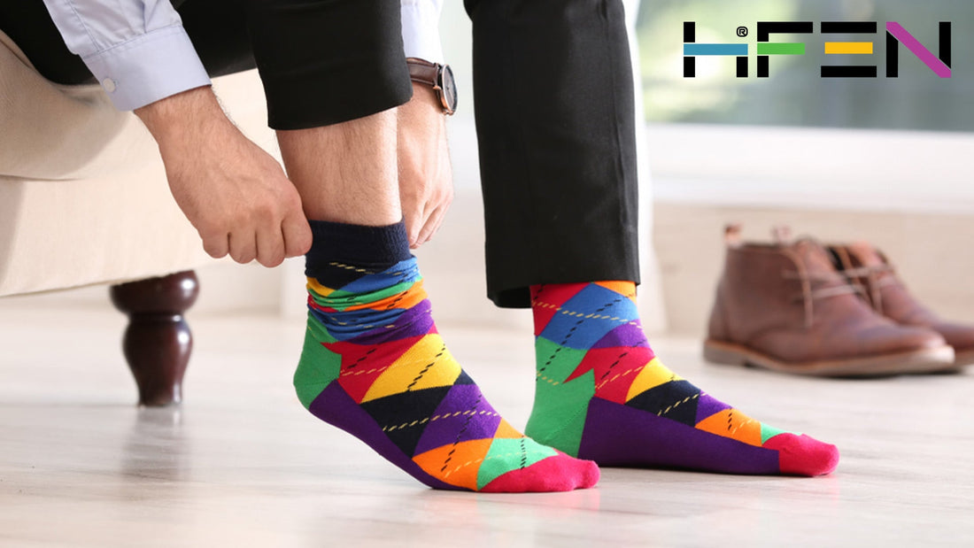 Men's Argyle Socks "The Perfect Blend of Comfort, Style, and Timeless Appeal" HiFEN