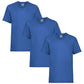 HiFEN® Kids Crew Neck Short Sleeve T Shirts Cotton Rich Plain Classic Fit Value weight Casual Top 3 to 15 Years 3 Pack