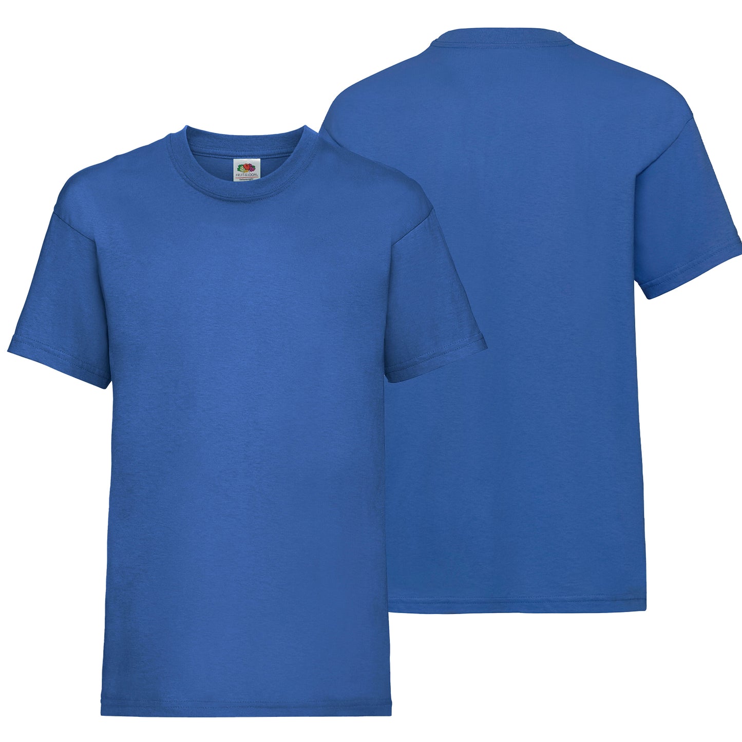 HiFEN® Kids Crew Neck Short Sleeve T Shirts Cotton Rich Plain Classic Fit Value weight Casual Top 3 to 15 Years 3 Pack