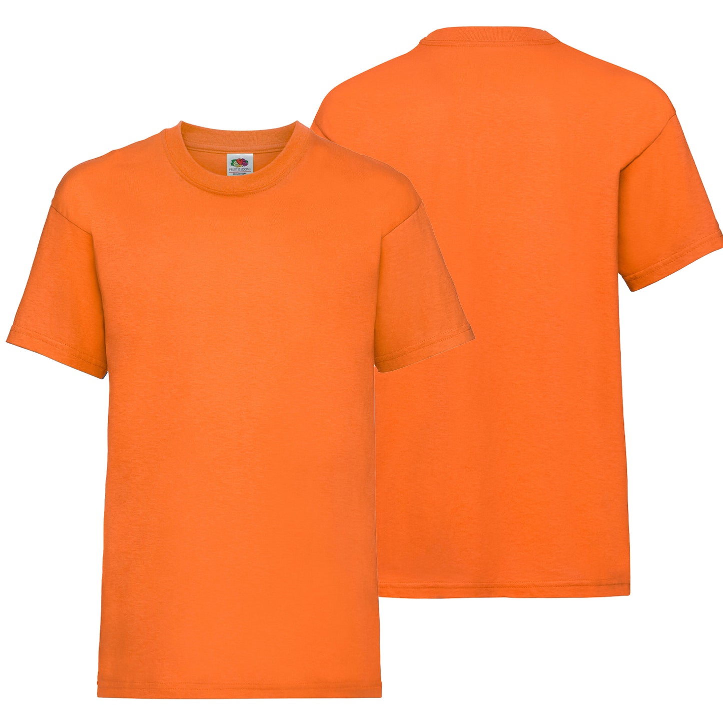 HiFEN® Kids Crew Neck Short Sleeve T Shirts Cotton Rich Plain Classic Fit Value weight Casual Top 3 to 15 Years 3 Pack