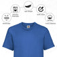 HiFEN® Kids Crew Neck Short Sleeve T Shirts Cotton Rich Plain Classic Fit Value weight Casual Top 3 to 15 Years 3 Pack