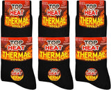 HiFEN® 3 Pairs Multipack Mens Extra Thick Warm Thermal Socks Black Heated Boot Socks