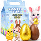 HiFEN® Easter Milk Chocolate Eggs 80g, Golden Eggs Gift Box, Luxurious Milky Easter Treats, Large Chocolate Egg Wrapped in Gold Foil (1 Chocolate Egg of 80g
