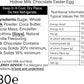 HiFEN® Easter Milk Chocolate Eggs 80g, Golden Eggs Gift Box, Luxurious Milky Easter Treats, Large Chocolate Egg Wrapped in Gold Foil (1 Chocolate Egg of 80g