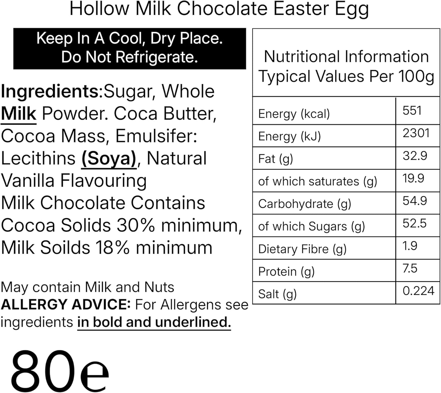 HiFEN® Easter Milk Chocolate Eggs 80g, Golden Eggs Gift Box, Luxurious Milky Easter Treats, Large Chocolate Egg Wrapped in Gold Foil (1 Chocolate Egg of 80g