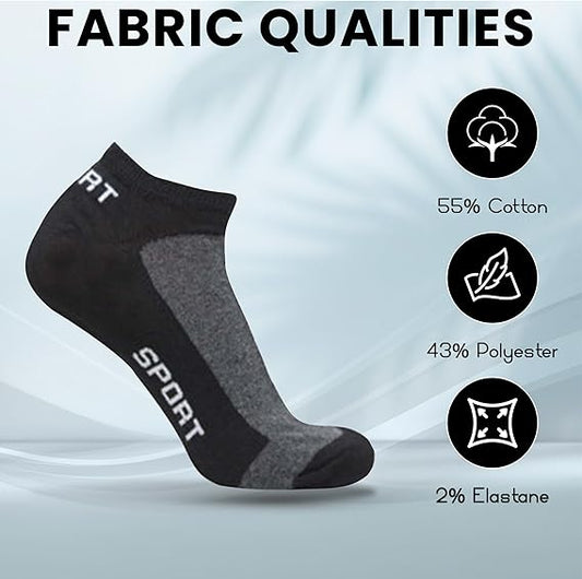 HiFEN® Mens Low Cut Breathable Athletic Trainer Running Socks