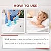 HiFEN® Non-Slip Bath Pillow, Bath Cushion Inflatable Bathtub Pillow with 2 Suction Waterproof bath pillow Bathroom Home Spa Headrest