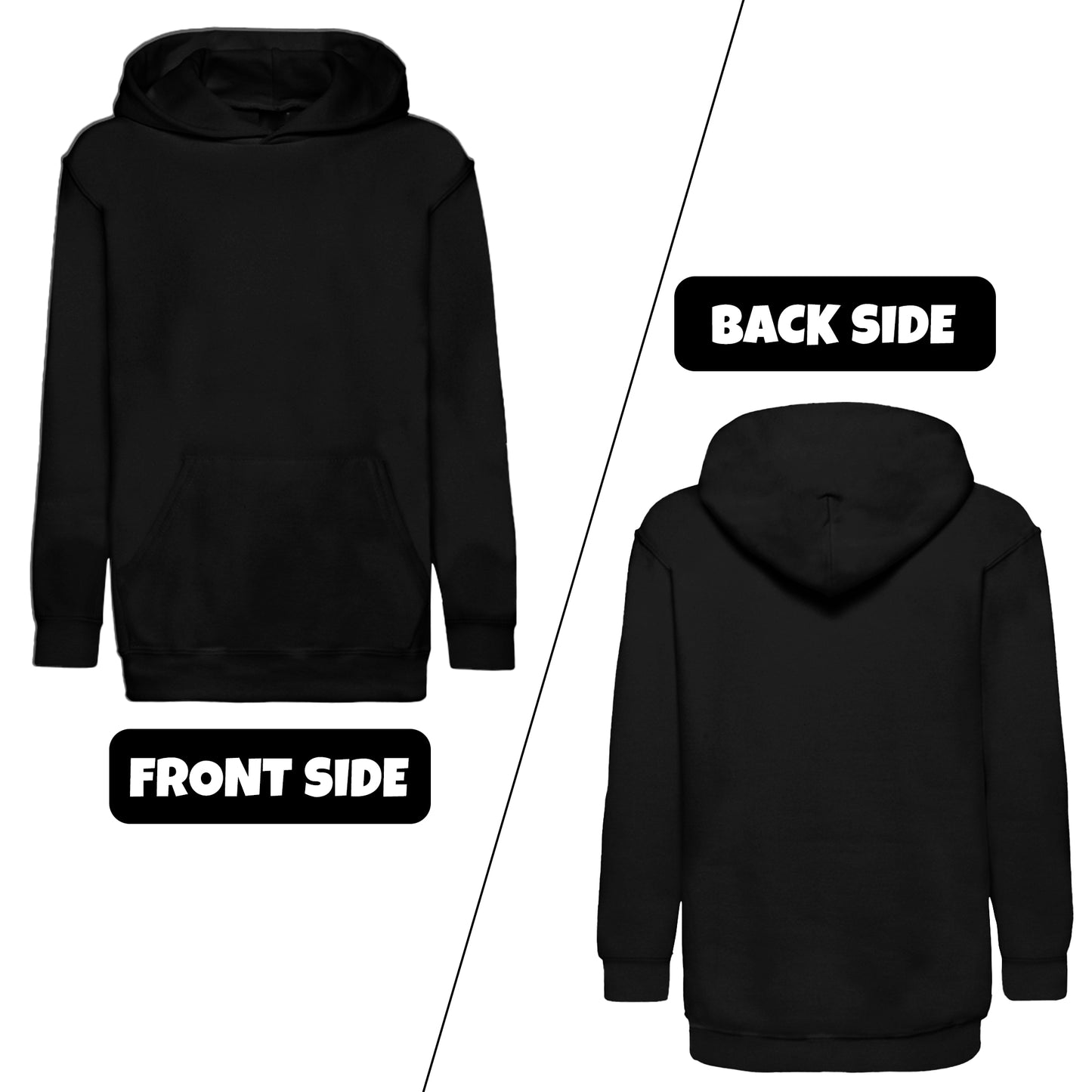 Kids Classic Hooded Sweatshirt with Pocket – Warm Winter Hoodie for Ages 5–15