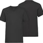HiFEN® Kids Crew Neck Short Sleeve T Shirts Cotton Rich Plain Classic Fit Value weight Casual Top 3 to 15 Years 3 Pack
