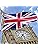 3FT x 2FT United Kingdom Flag Great Britain National Union Jack Flag High-End Polyester with Metal Eyelets for Indoor Outdoor Decorations Red/Blue/White 3x2 Ft