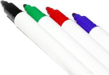 Load image into Gallery viewer, Fine Tip Whiteboard Dry Erase Markers - Pack of 4
