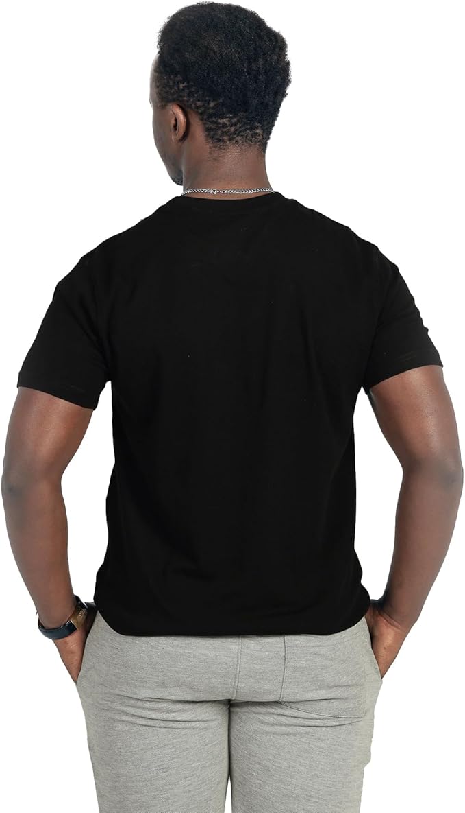 LEPUS Men’s Combed Cotton Crew Neck T-Shirt – Soft & Fitted