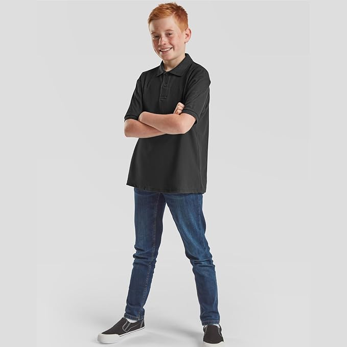 Kids Polo Shirt – Short Sleeve School Uniform (3–15 Years)