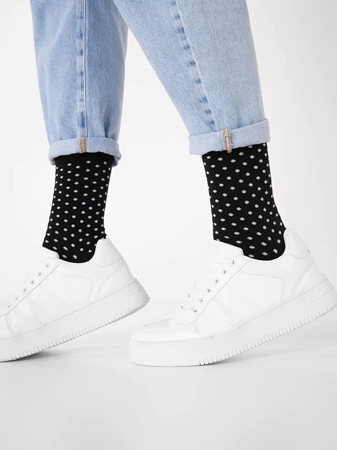 3 Pairs Ladies Honey Comb Lose Top Socks UK 4-8