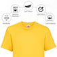 HiFEN® Kids Crew Neck Short Sleeve T Shirts Cotton Rich Plain Classic Fit Value weight Casual Top 3 to 15 Years 3 Pack