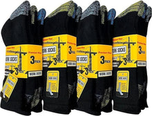 Load image into Gallery viewer, 12 Pairs Mens Assorted Work Wear Socks
