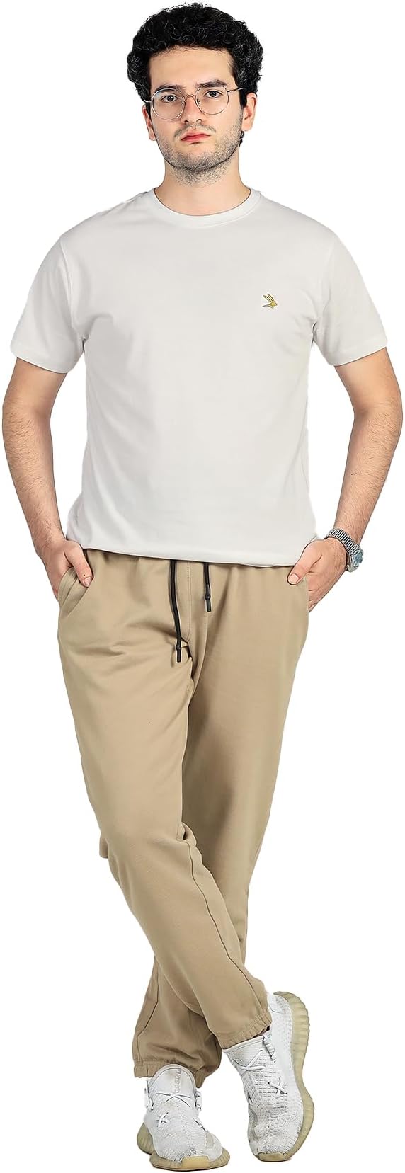 LEPUS Men’s Combed Cotton Crew Neck T-Shirt – Soft & Fitted