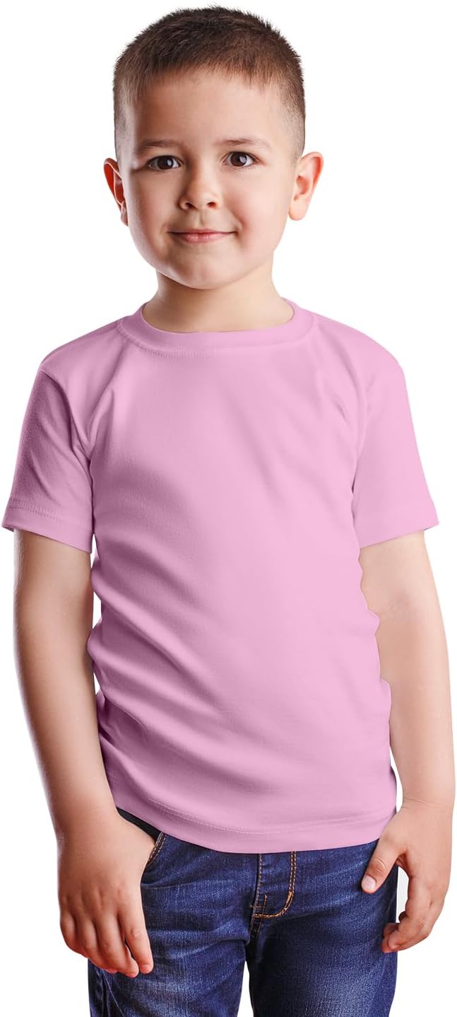Kids Crew Neck Short Sleeve T Shirts