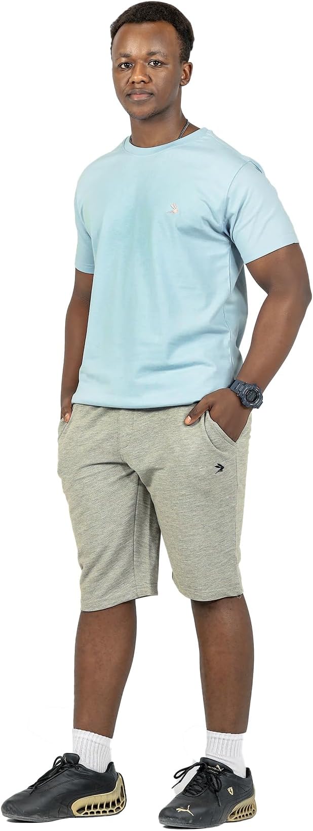 LEPUS Men’s Combed Cotton Crew Neck T-Shirt – Soft & Fitted