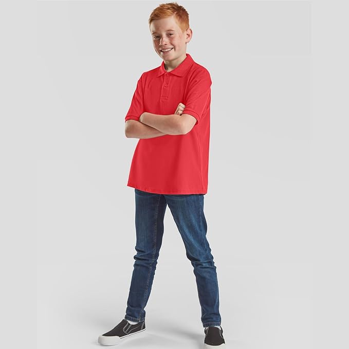 Kids Polo Shirt – Short Sleeve School Uniform (3–15 Years)