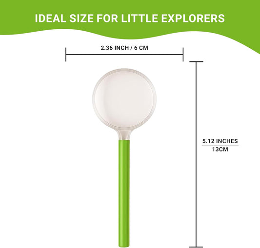 15 Pcs Mini Magnifying Glass Set for Kids – Colorful Handheld Lenses for Learning, Parties & Outdoor Exploration