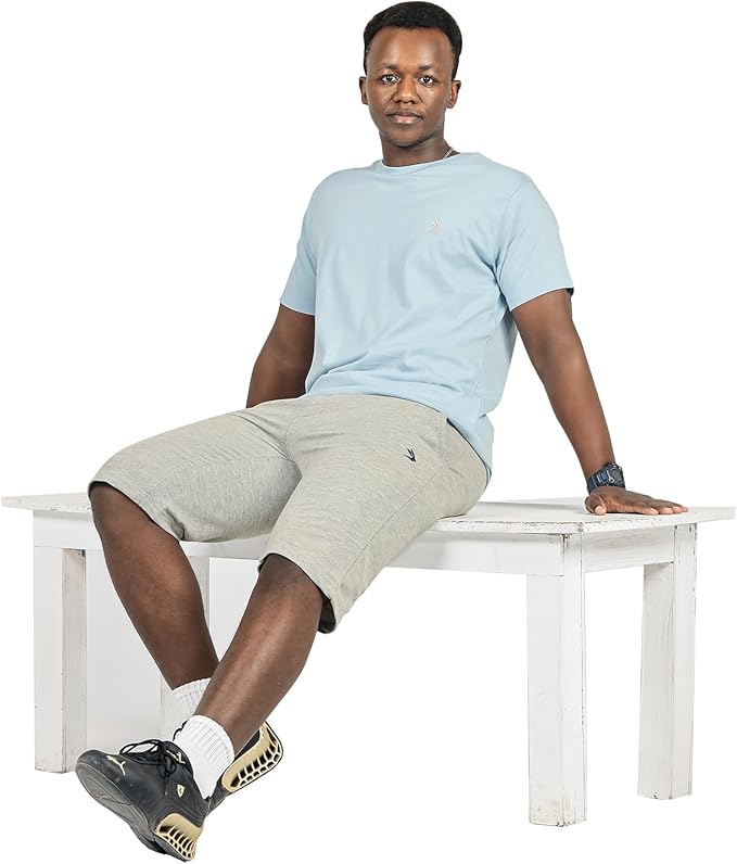 LEPUS Men’s Combed Cotton Crew Neck T-Shirt – Soft & Fitted
